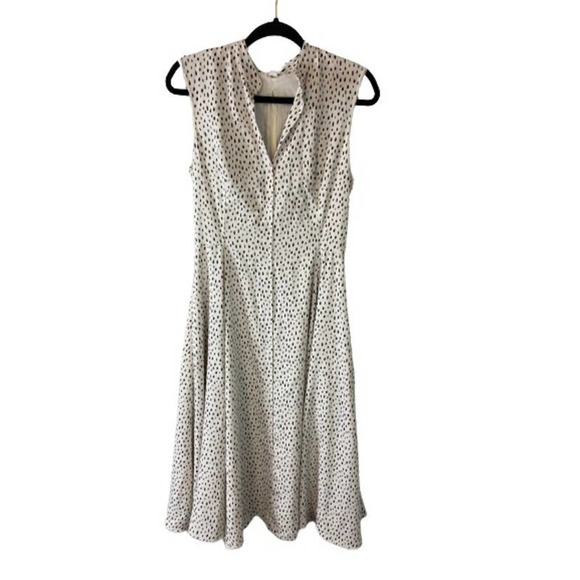 Adam Lippes Sleeveless Dress in Printed Crepe - Picture 2 of 8